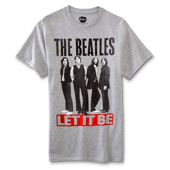 The Beatles Let It Be rock Official cotton T-Shirt M NWT - Picture 2 of 3